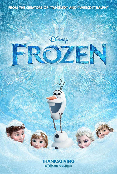 Poster for the movie 'Frozen'